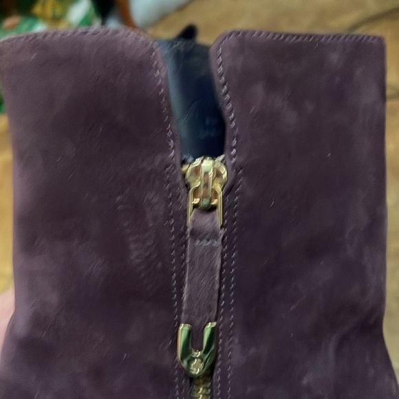 Joan & David made in Italy purple suede ankle boots size 8 1/2 - Picture 11 of 12